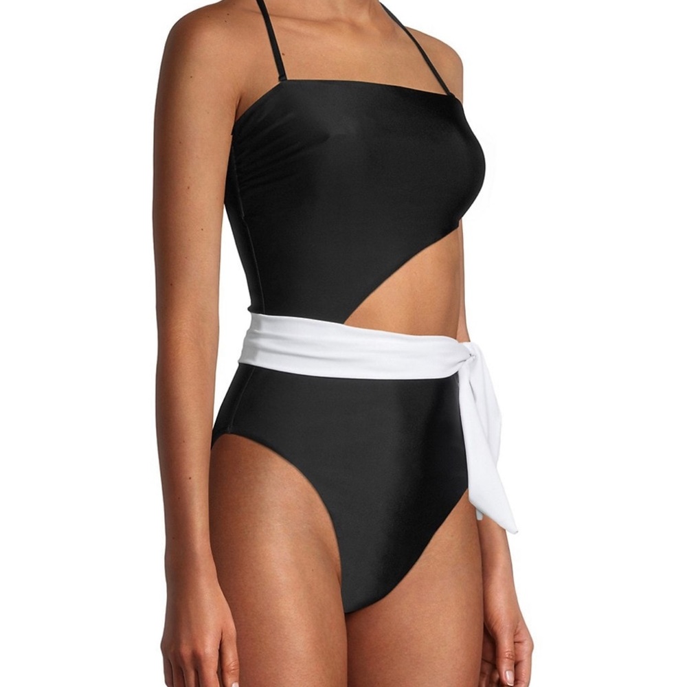 NWT Ramy Brook Gigi Strapless One-Piece Swimsuit szL